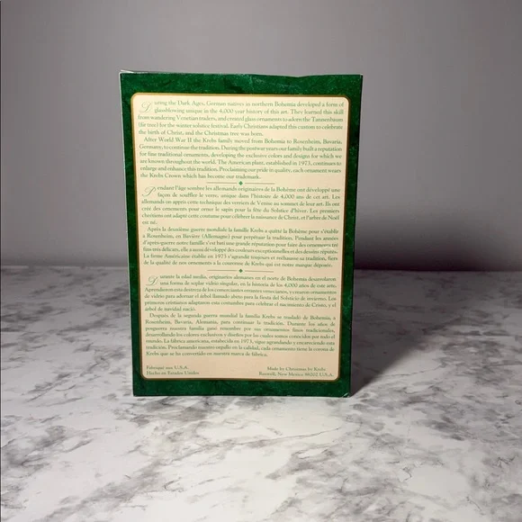 Elegant Red Glass Holiday Ornaments Set of 6 - Picture 4 of 9